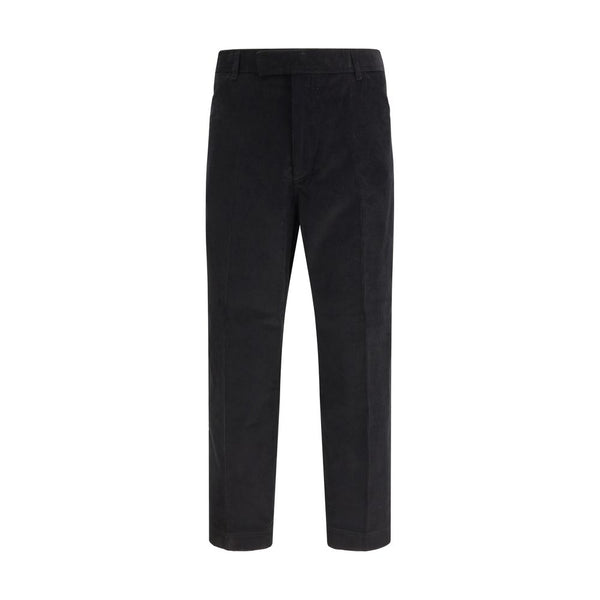 Thom Browne 100% Cotton chino pants in black