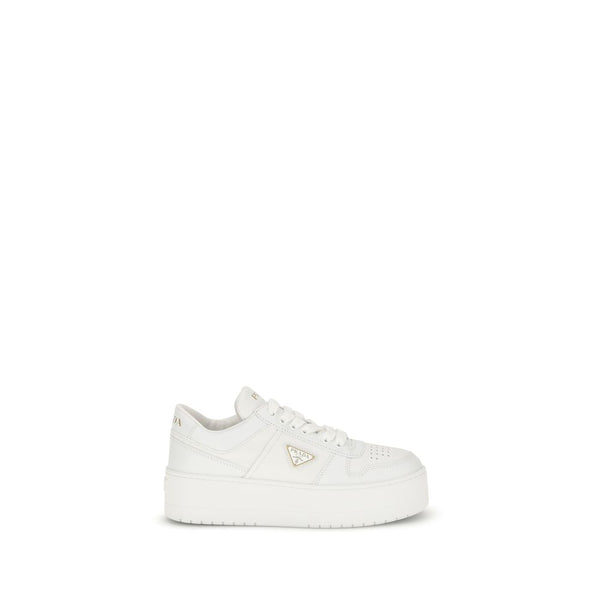 Prada Upper 100% calf leather (Bos Taurus) sneaker in white