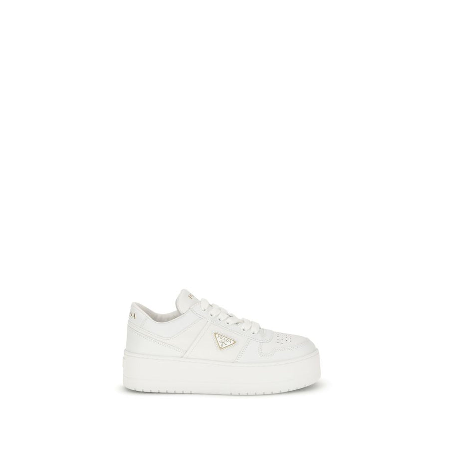Prada Upper 100% calf leather (Bos Taurus) sneaker in white