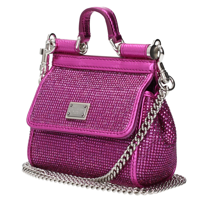 Pink Satin Handbag Bag