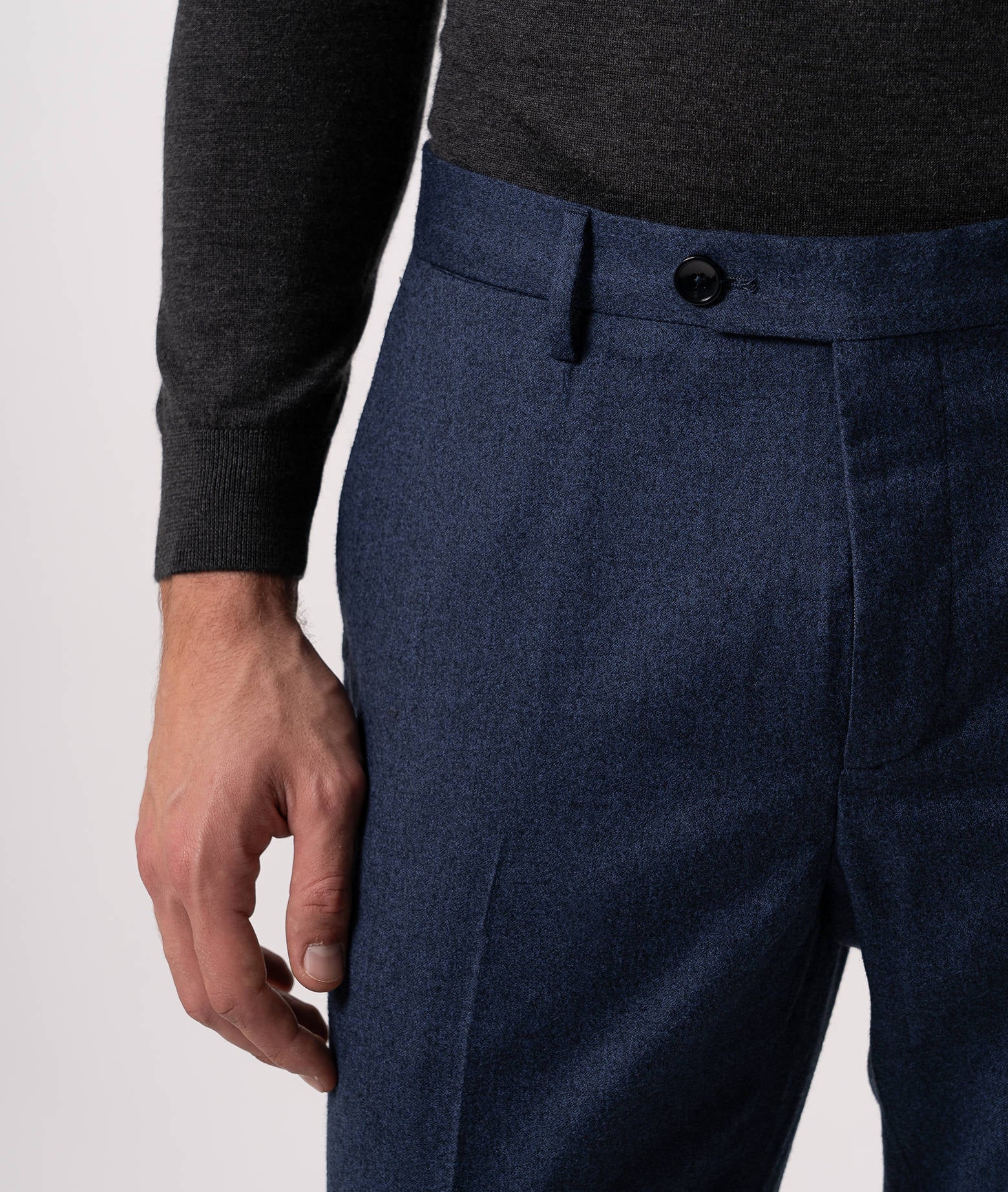 Wool Trousers Courchevel Navy Sportswear