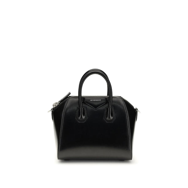 Givenchy 100% Calf Leather Bos Taurus top handle bag in black
