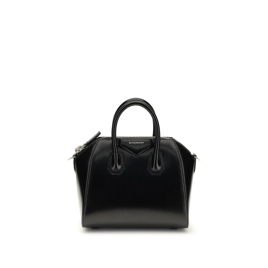 Givenchy 100% Calf Leather Bos Taurus top handle bag in black