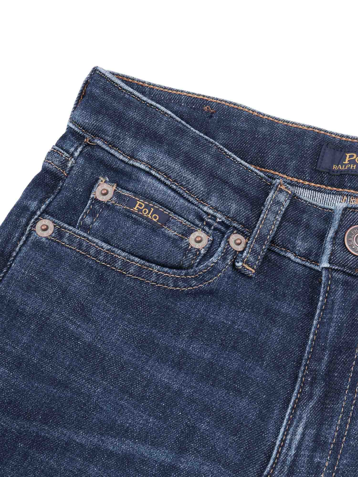 Tompkins Ski-Jeans-Skinny Blue Cotton Polyester Elastane