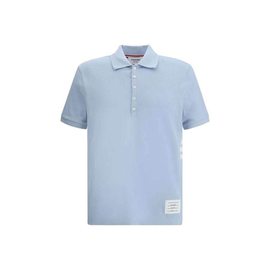 Thom Browne 100% Cotton polo in blue