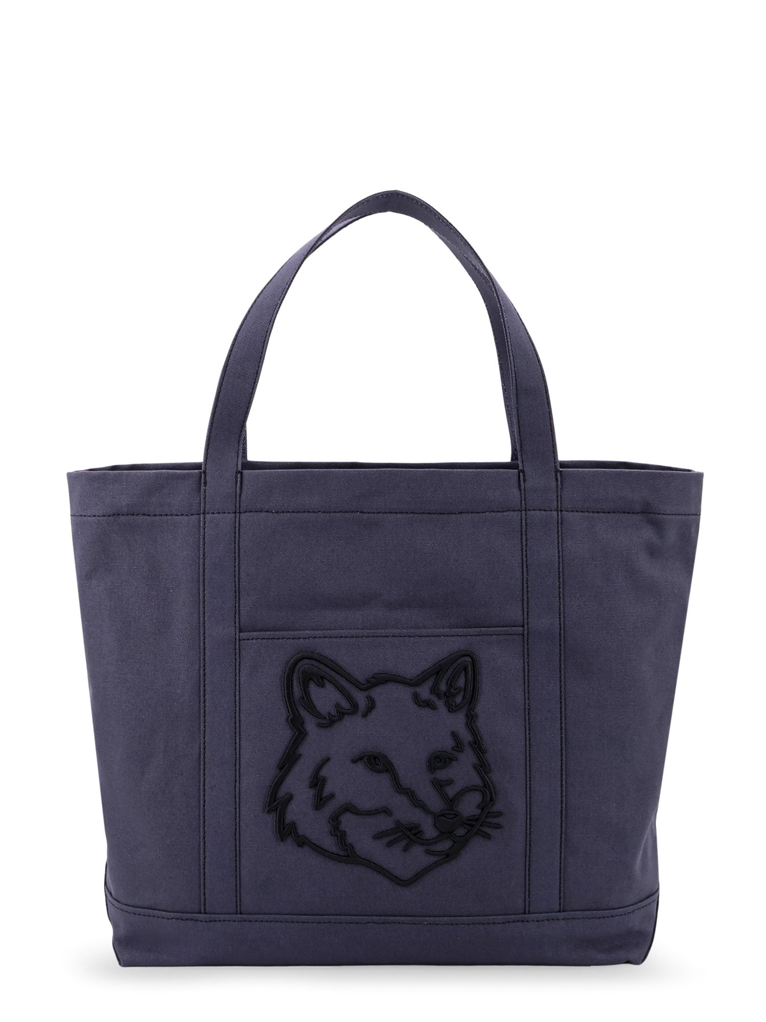 Maison Kitsune Bags Grey Cotone