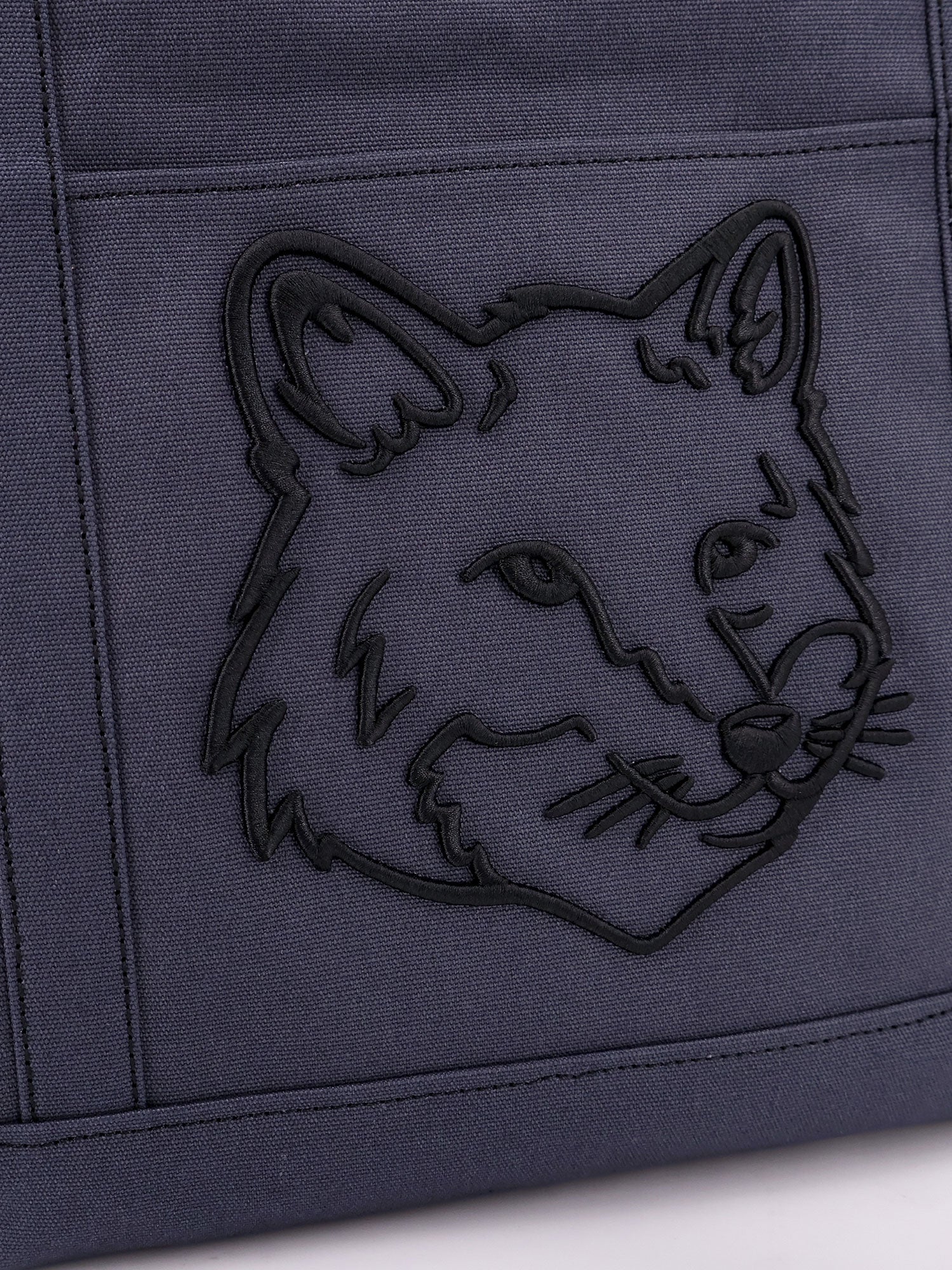 Maison Kitsune Bags Grey Cotone