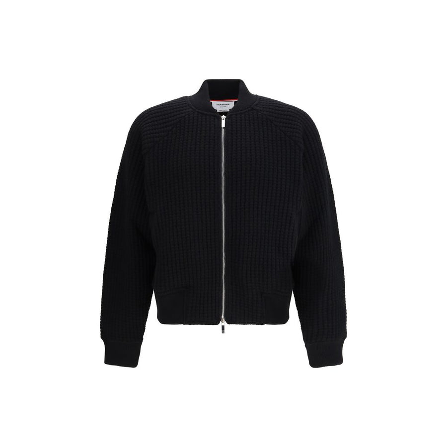 Thom Browne 100% Wool Ovis Aries jacket in black