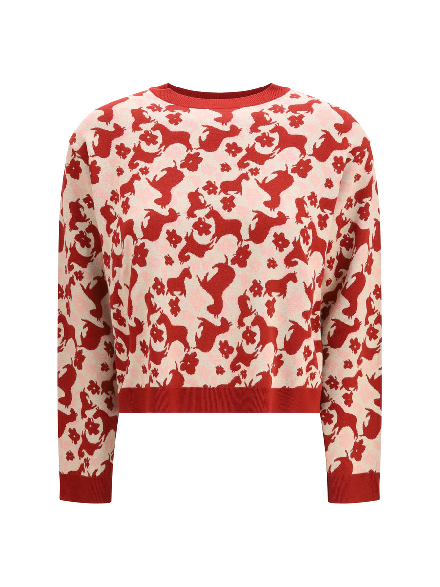 Max Mara Weekend 95% Viscose sweater in red