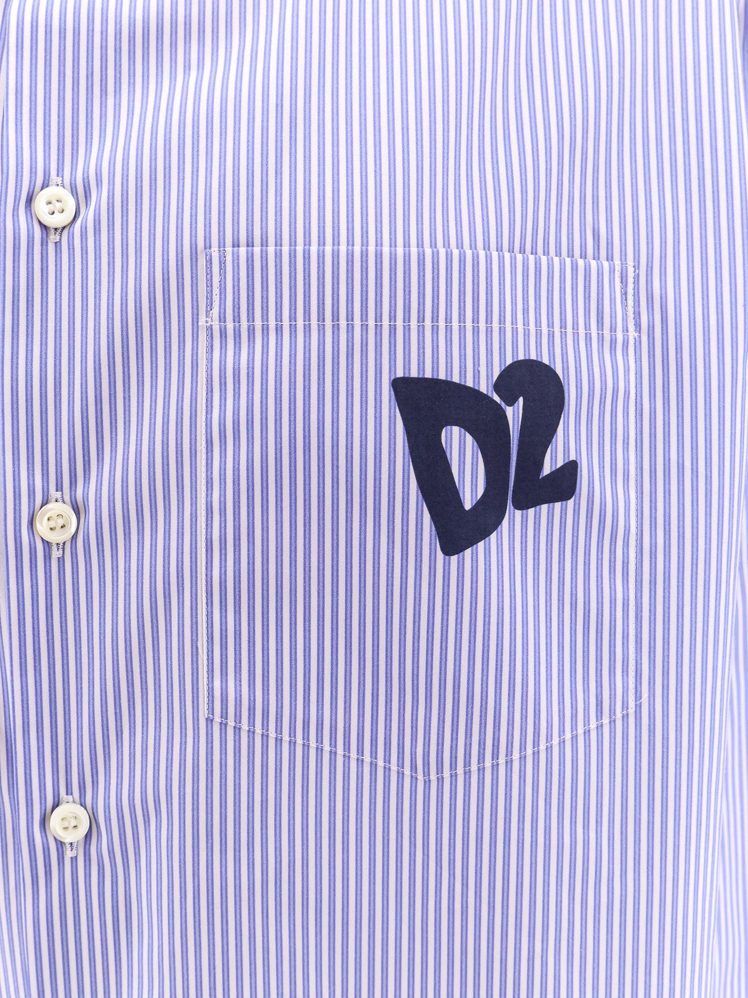 Dsquared2 Shirts Light Blue Cotone