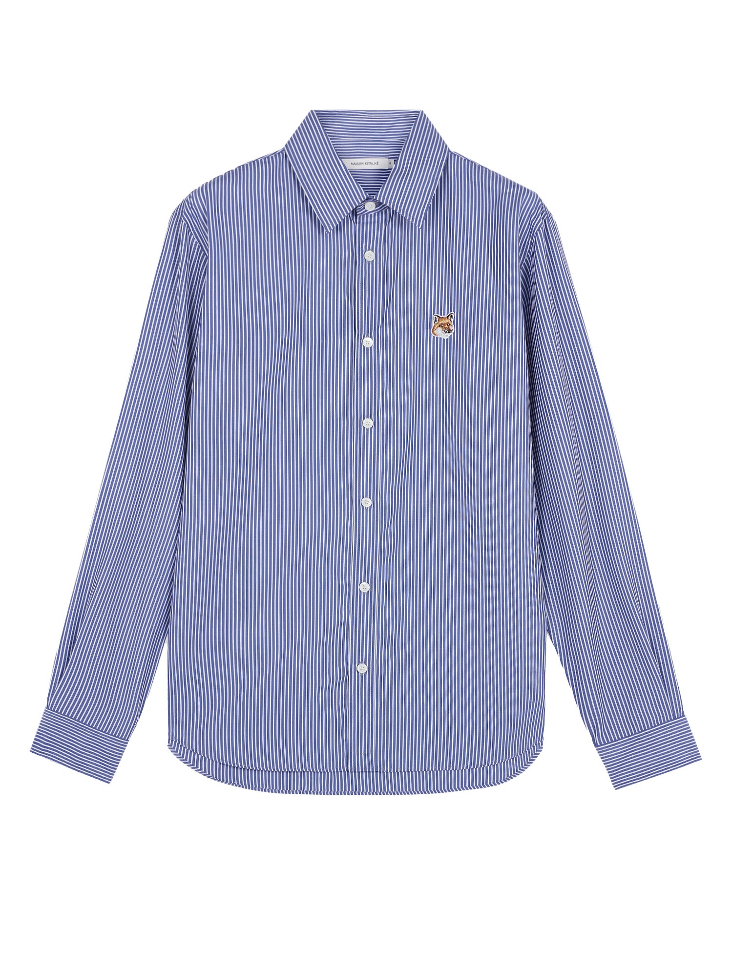 Maison Kitsune Shirts Blue Cotone
