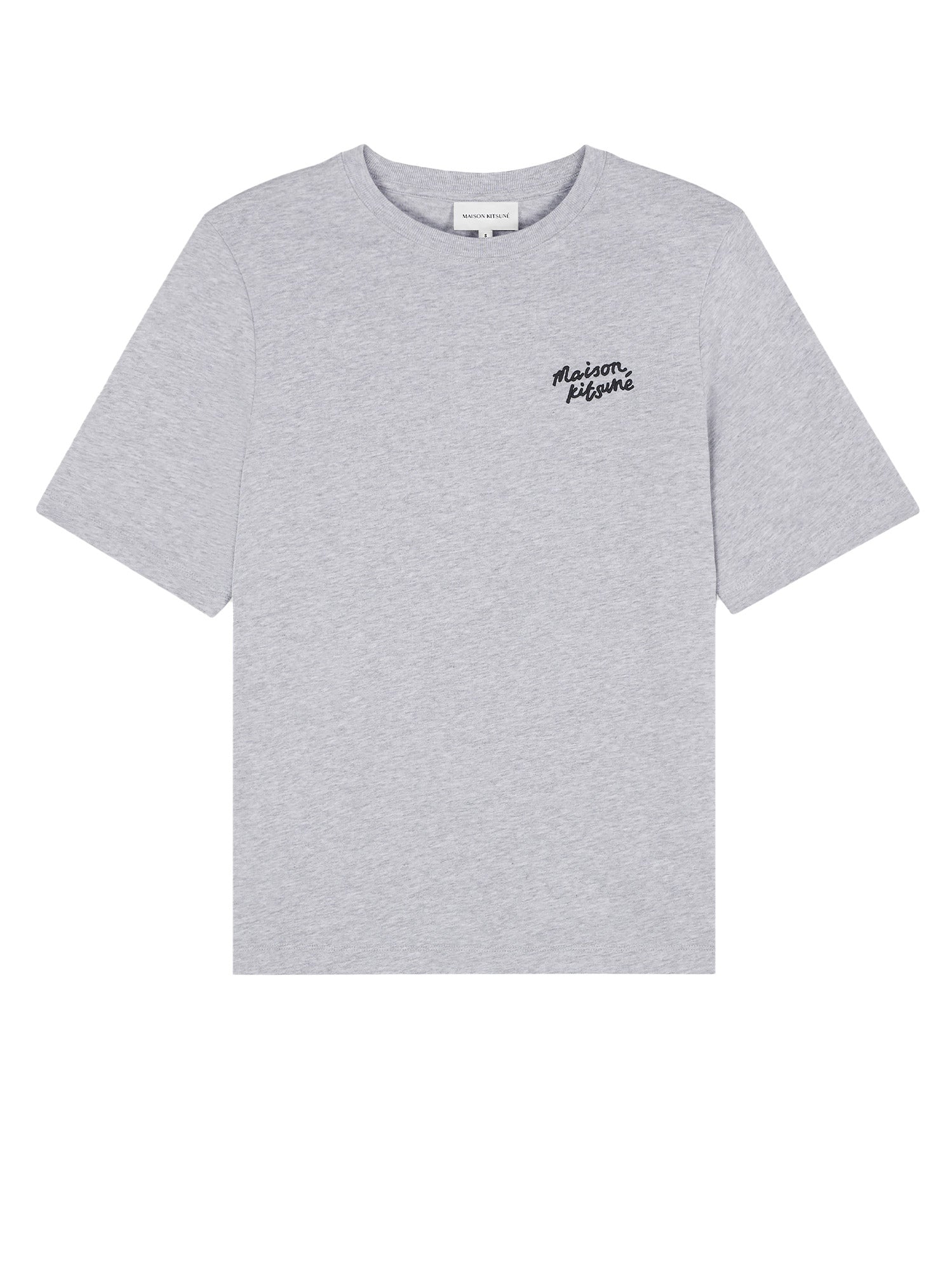 MAISON KITSUNE T-shirts and Polos Grey Cotone