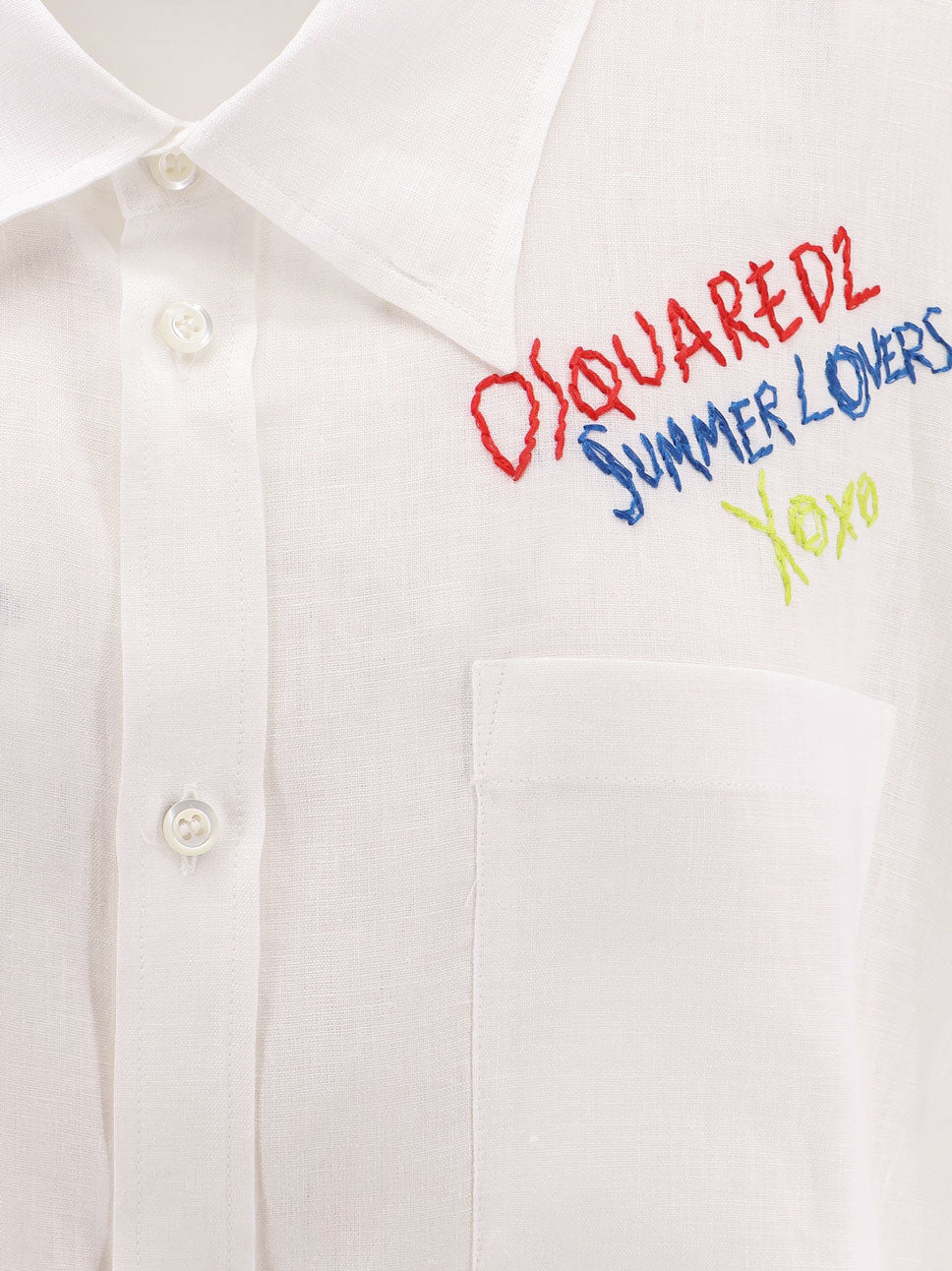 Dsquared2 Shirts White Lino