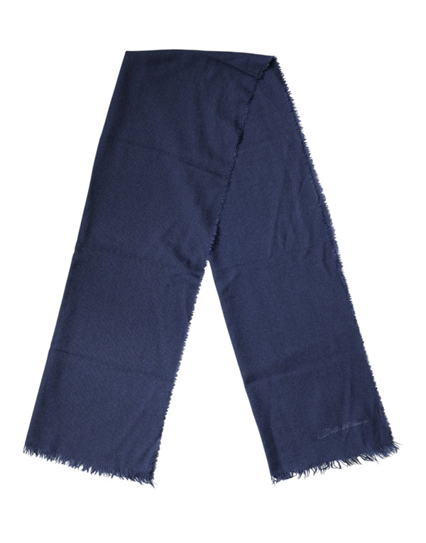 Dolce & Gabbana 100% Wool scarf in blue