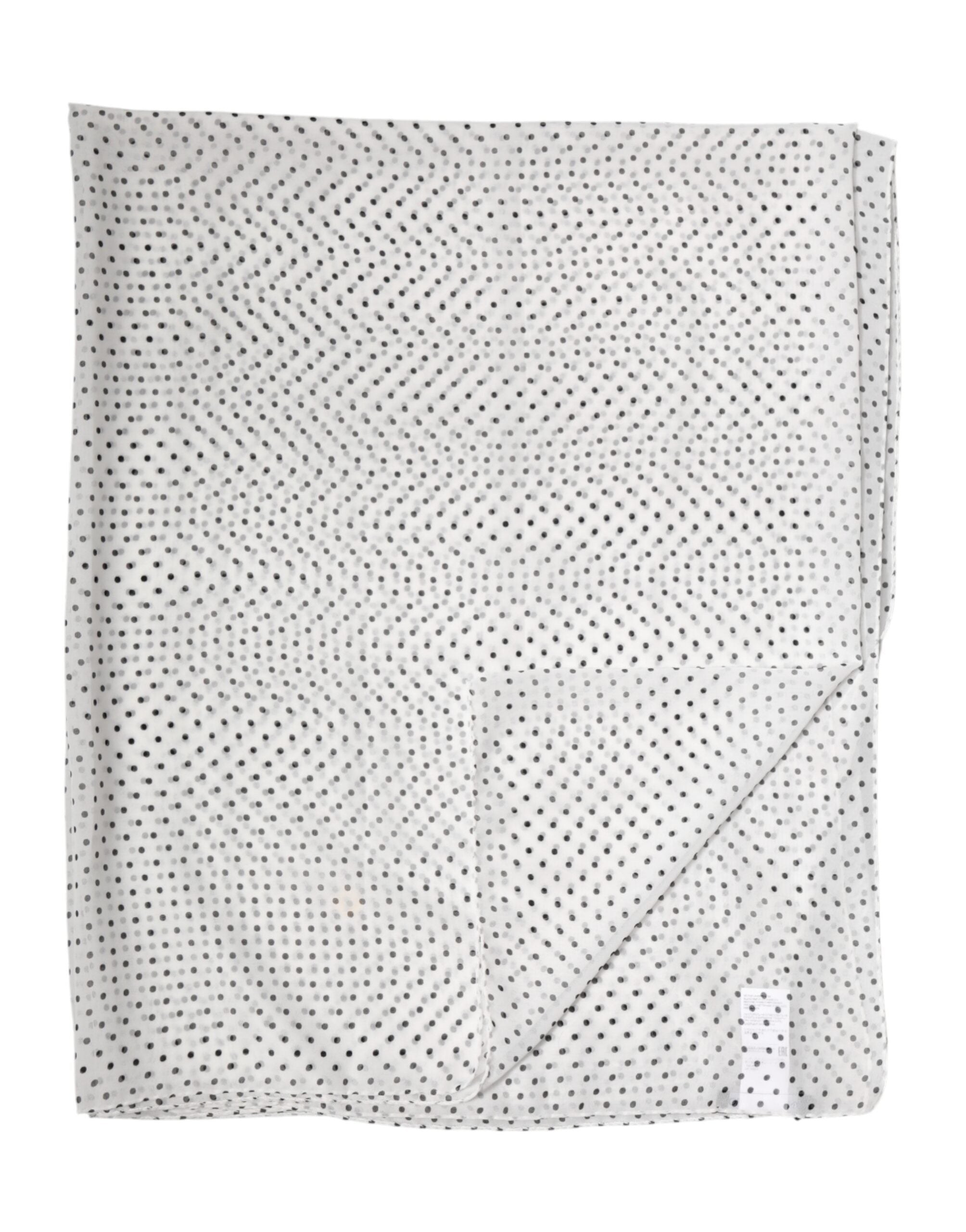 Dolce & Gabbana 100% polyester shawl in white