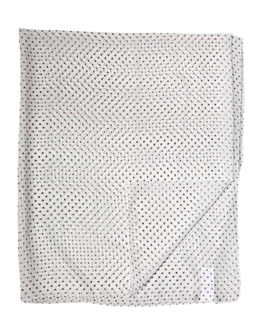 Dolce & Gabbana 100% polyester shawl in white