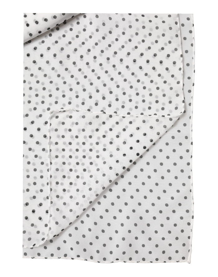 Dolce & Gabbana 100% polyester shawl in white — view 2