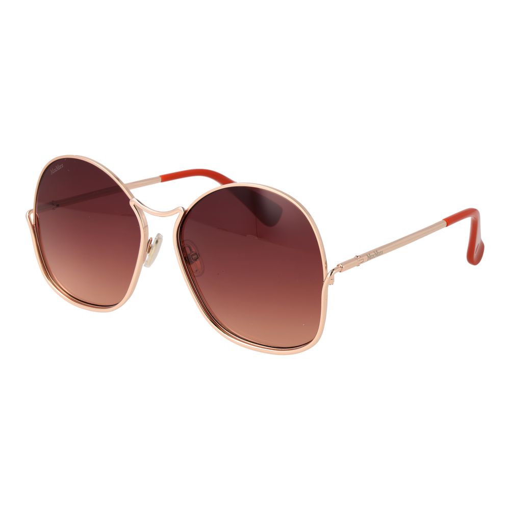 Max Mara MA-1003901 Metal frame sunglasses in rose gold