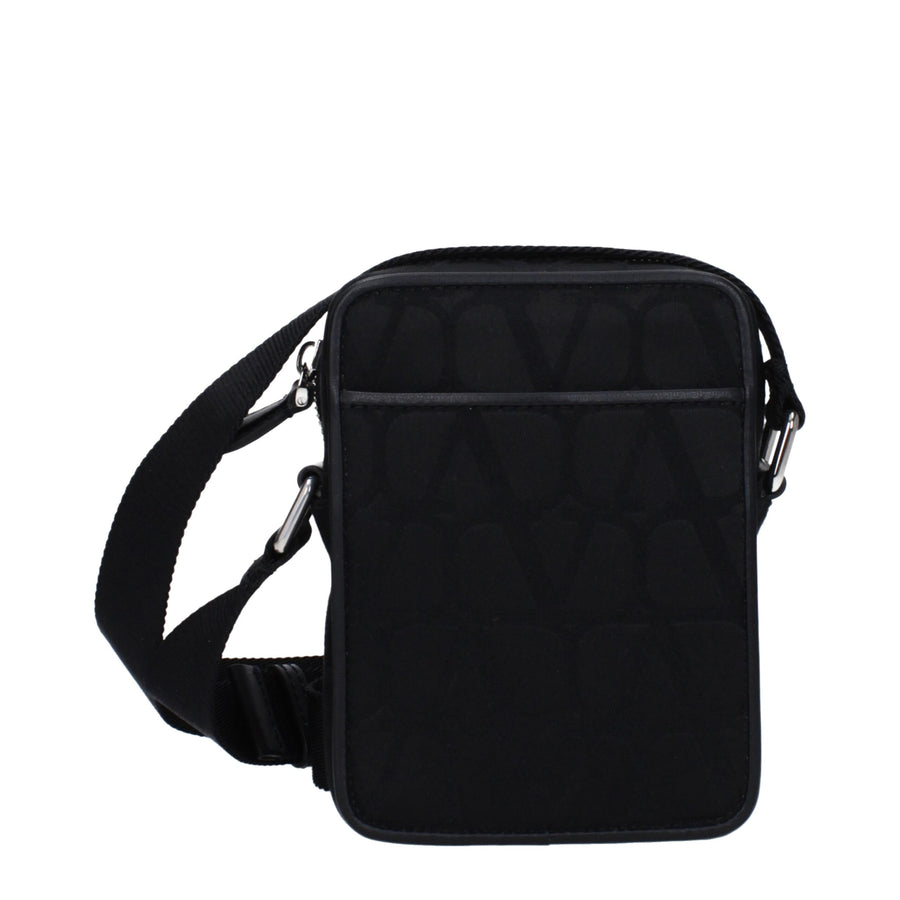 Valentino Garavani Fabric crossbody bag in black