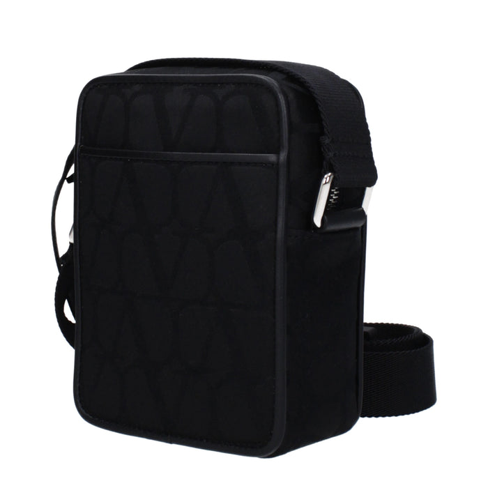 Valentino Garavani Fabric crossbody bag in black — view 2