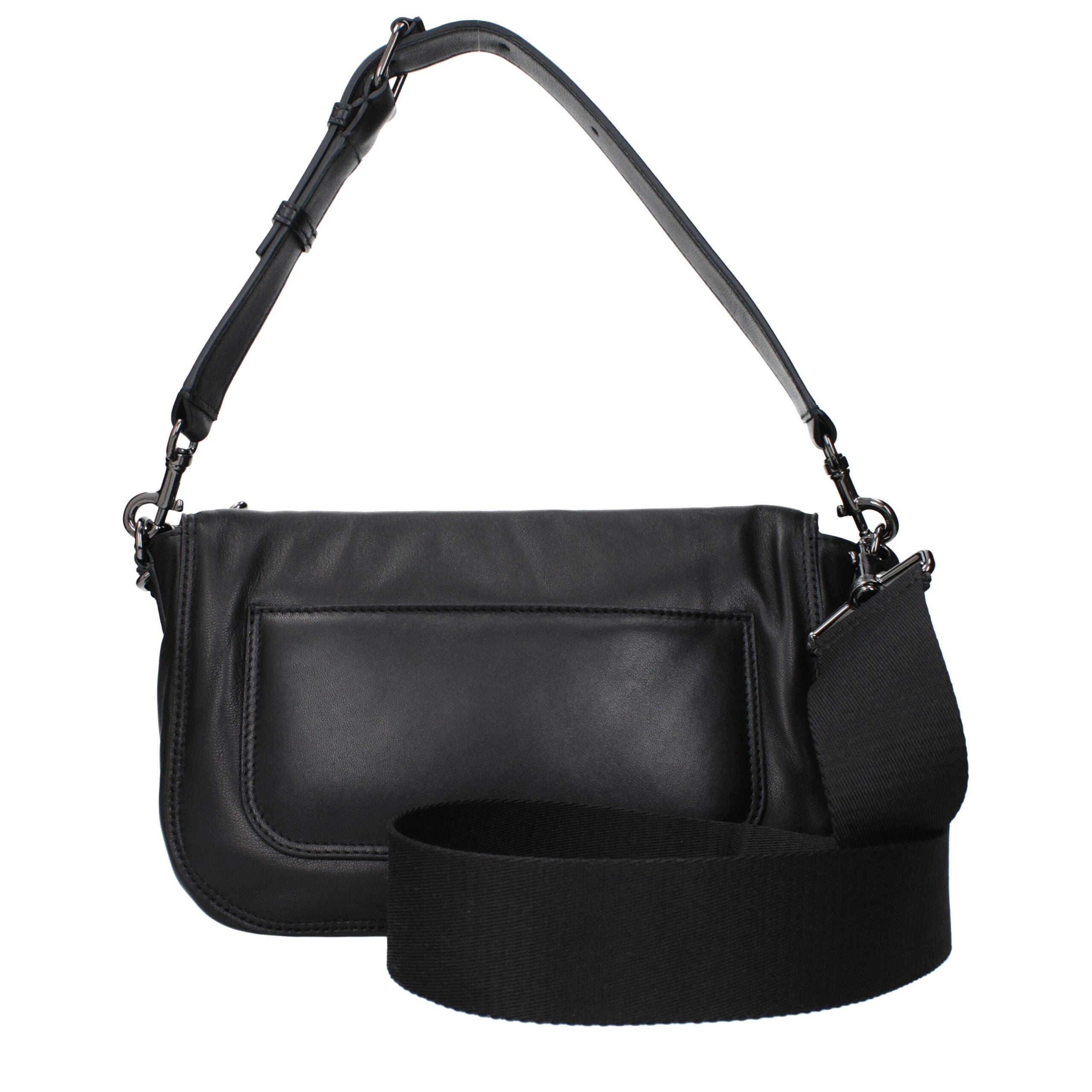 Black Leather Handbag Bag