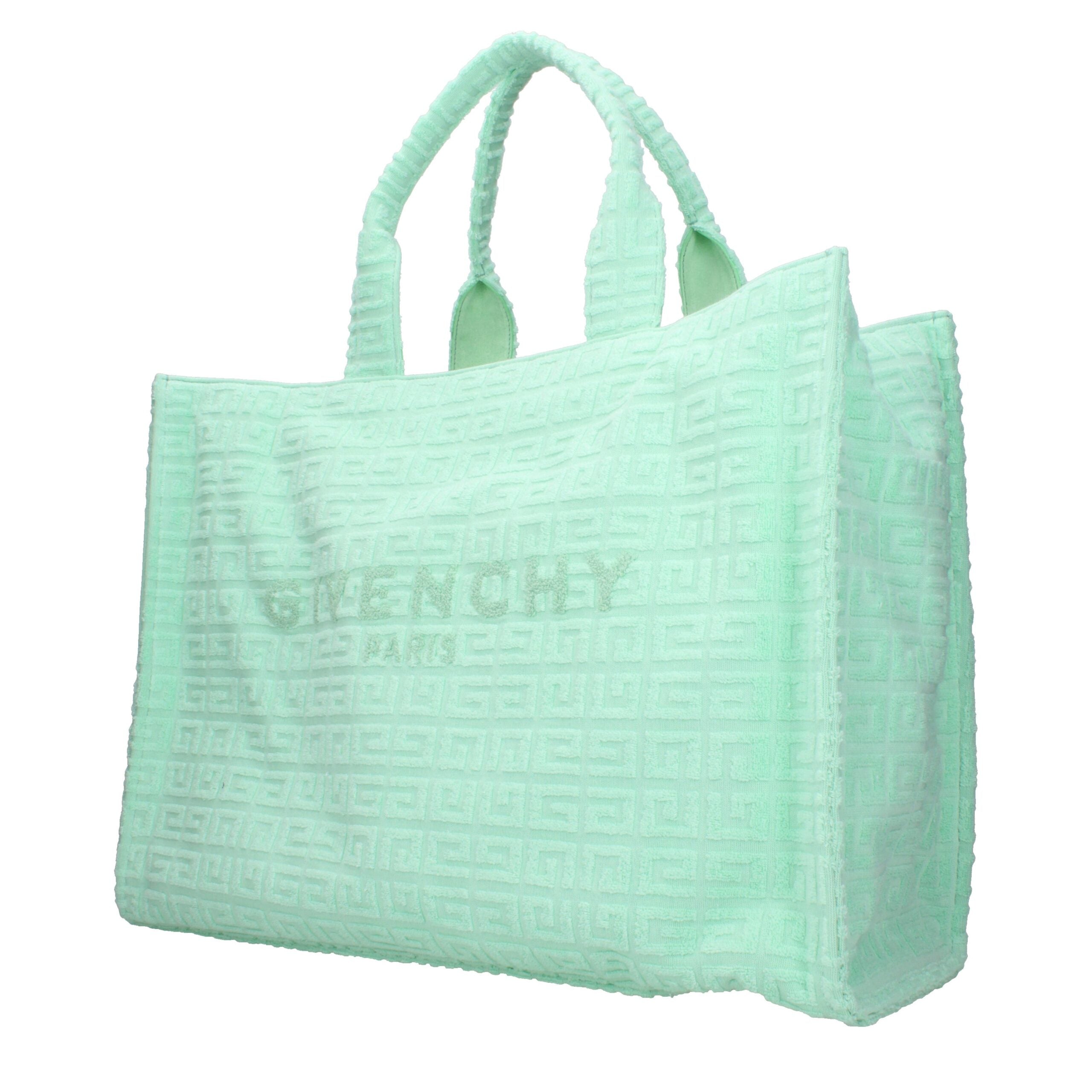 Green Fabric Handbag Bag