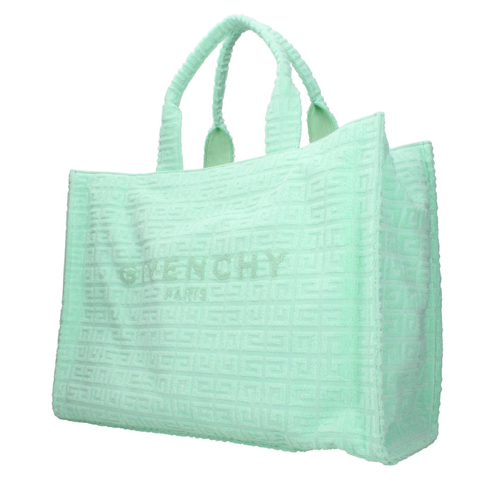 Green Fabric Handbag Bag