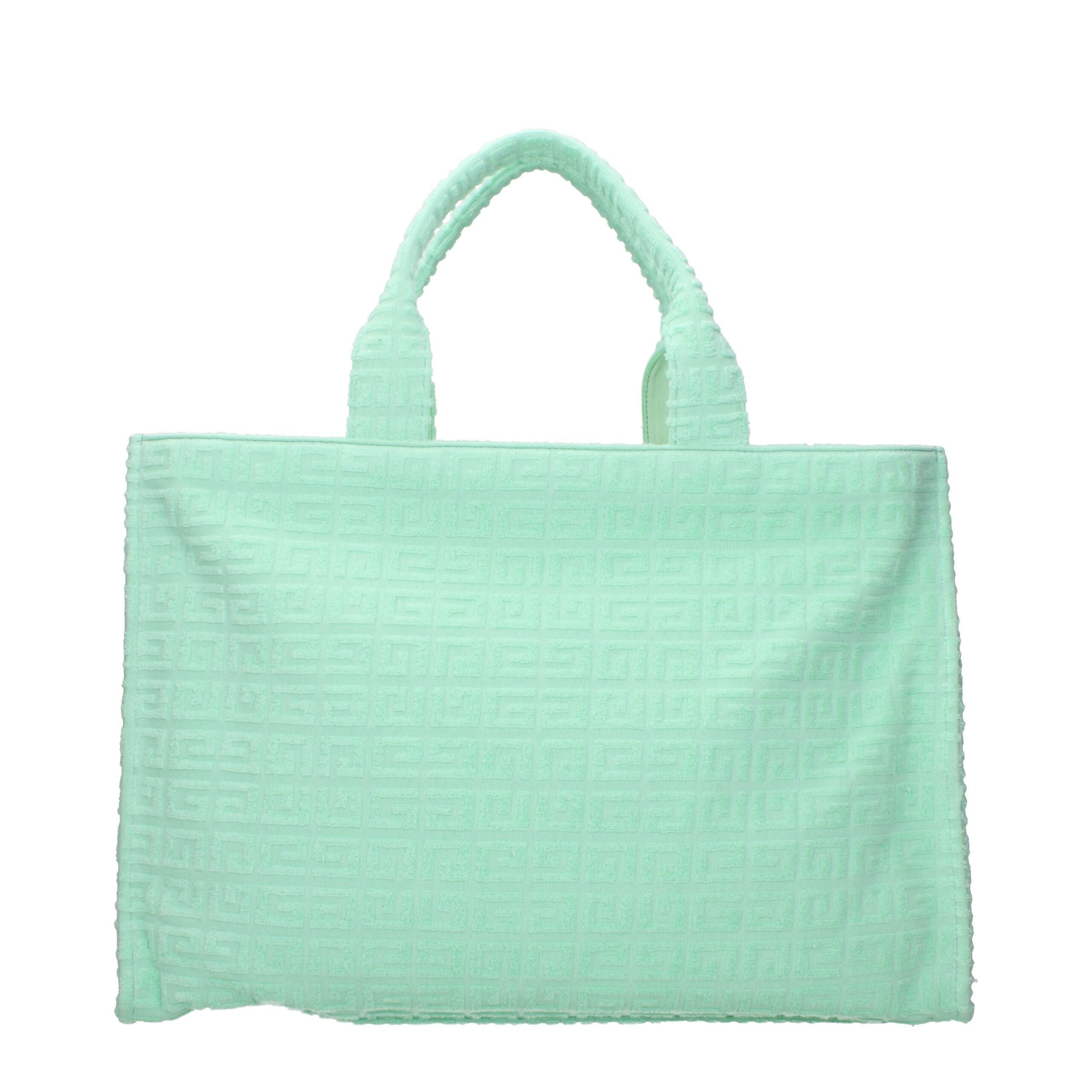 Green Fabric Handbag Bag