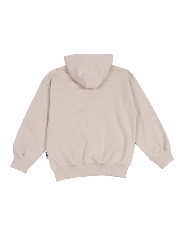 Marley Hoodies Beige Cotton Polyester Sweatshirt