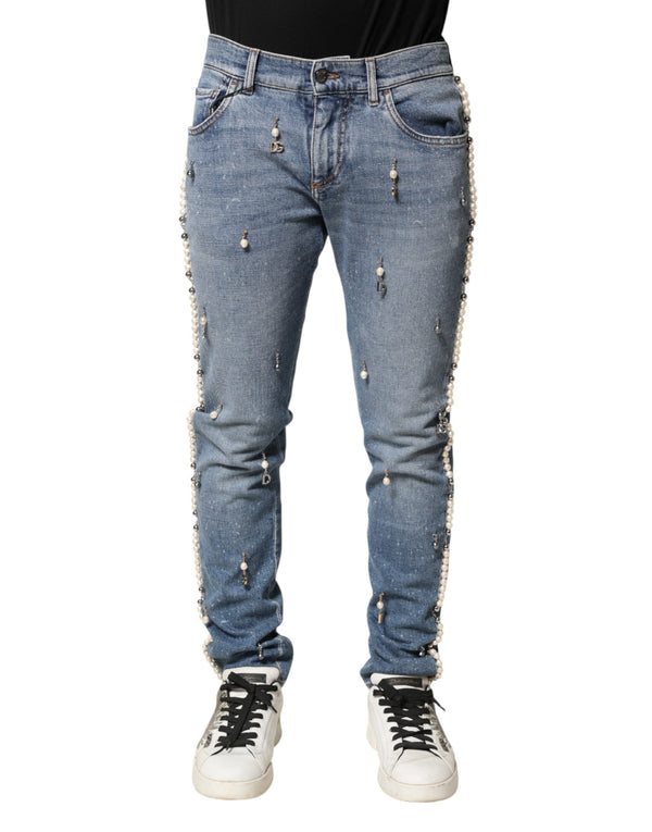 Dolce & Gabbana 98% Cotton jeans in blue