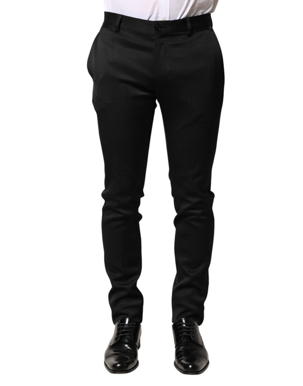 Dolce & Gabbana 90% Viscose trousers in black