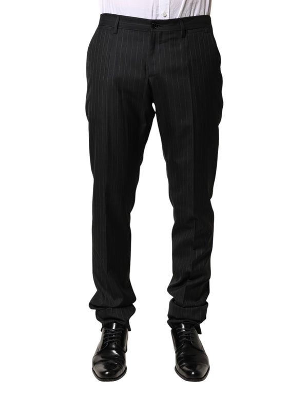 Dolce & Gabbana 40% Silk trousers in black