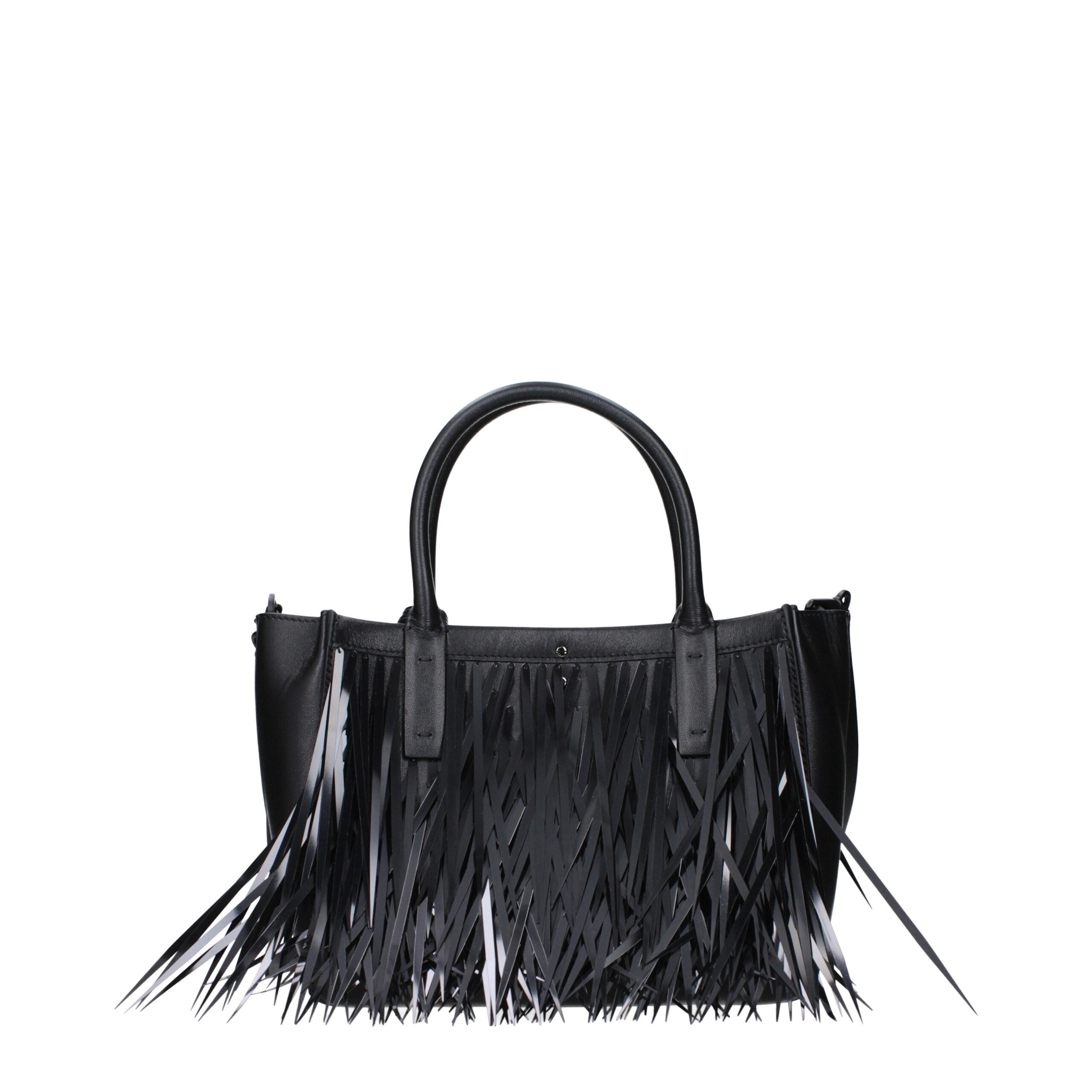 Black Leather Handbag Bag