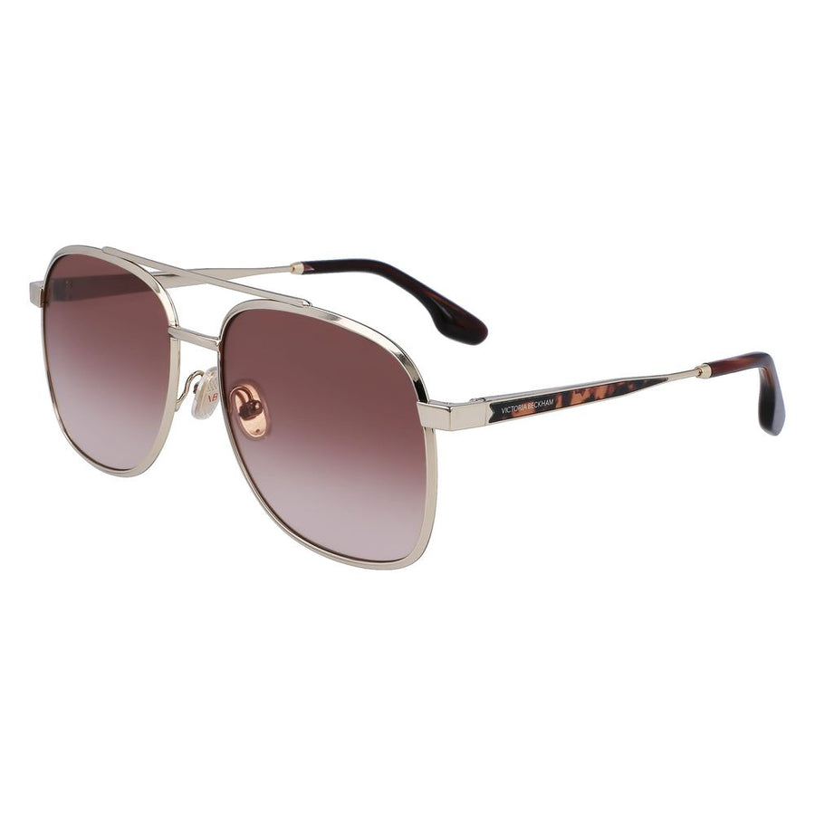 Victoria Beckham VBVB233S5817702AC Metal with acetate sunglasses in gold
