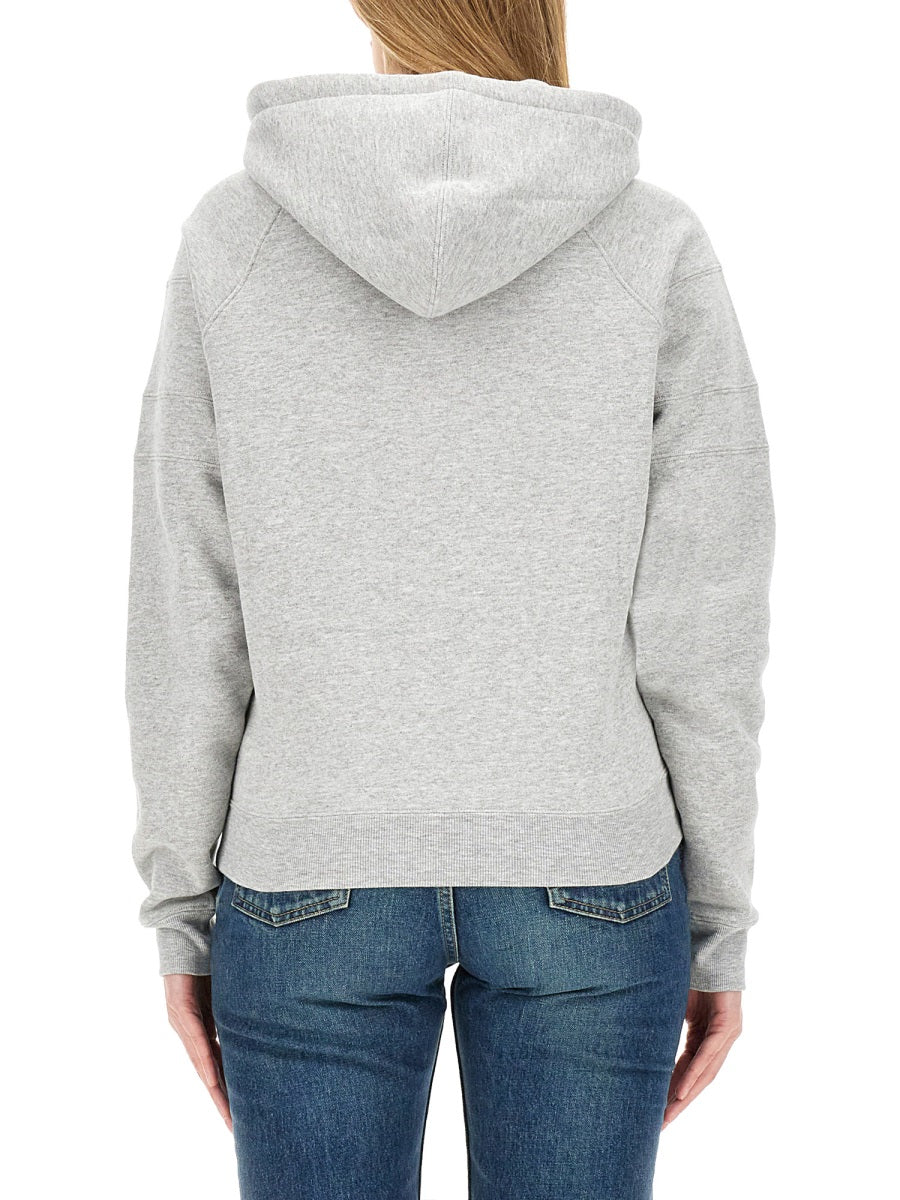 Cotton Hoodie Grey Sweatshirts