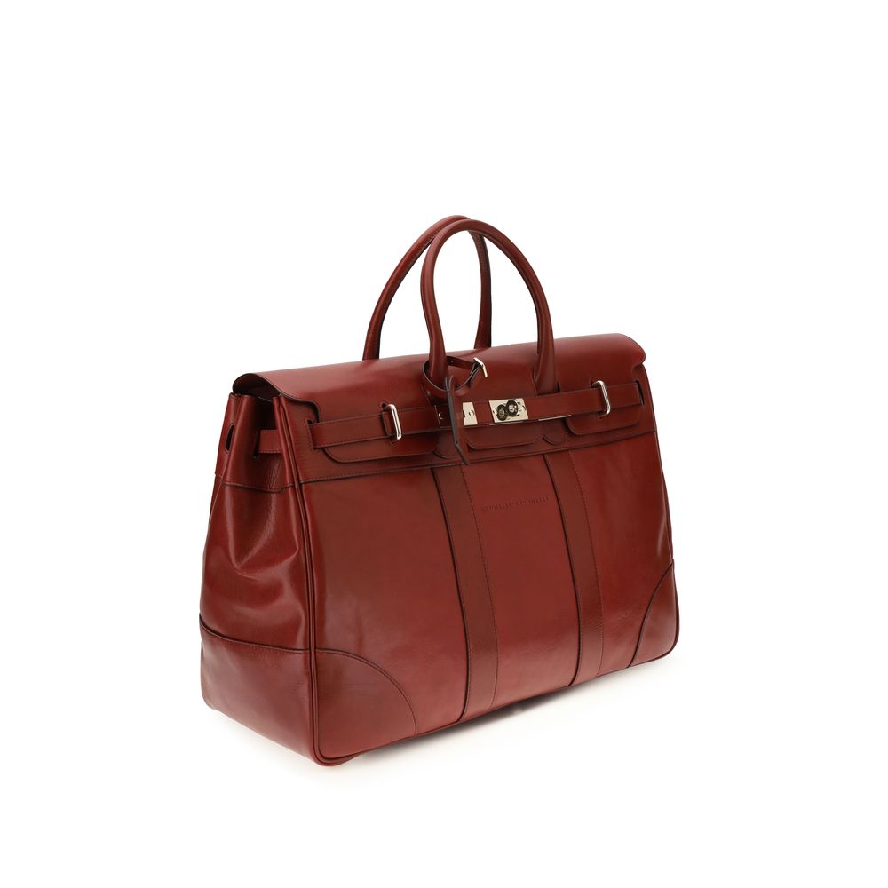 Bordeaux Calf Leather Bos Taurus Luggage And Travel Bag