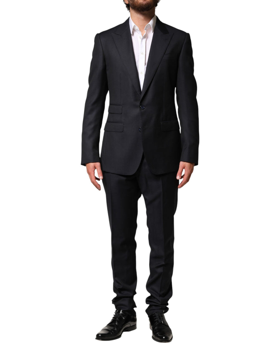 Dolce & Gabbana 100% Wool (virgin) pant suit in black