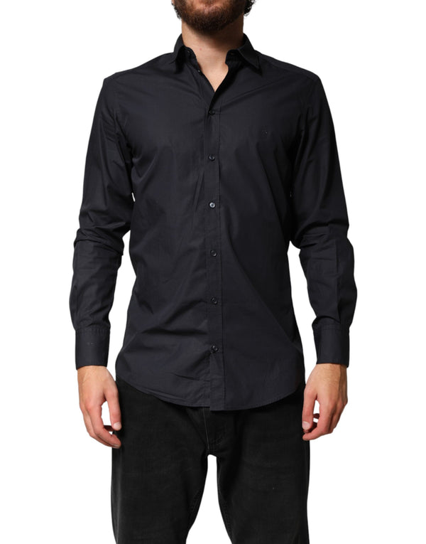 Dolce & Gabbana 100% Cotton dress shirt in black