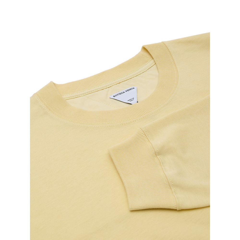 Bottega Veneta 100% Cotton sweatshirt in yellow — view 3