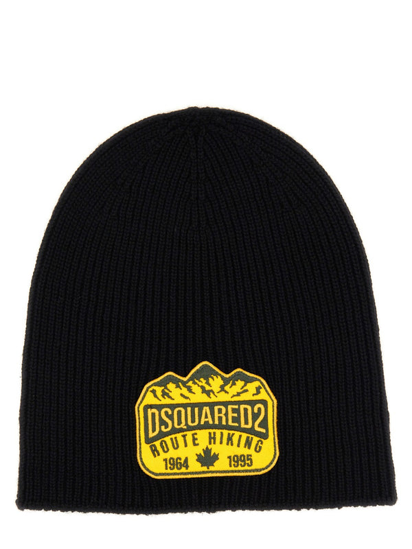 Beanie Hat Black Main: Wool