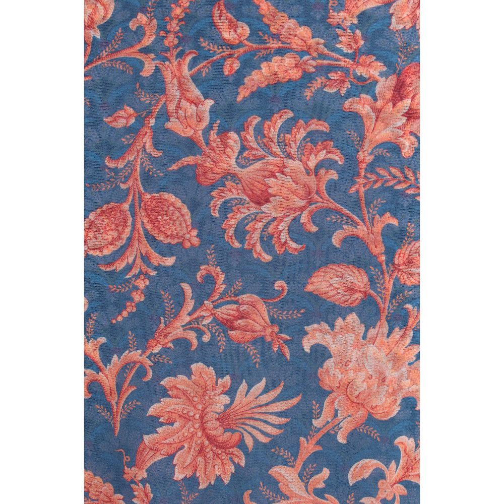 Etro 100% Polyamide dress in blue — view 3