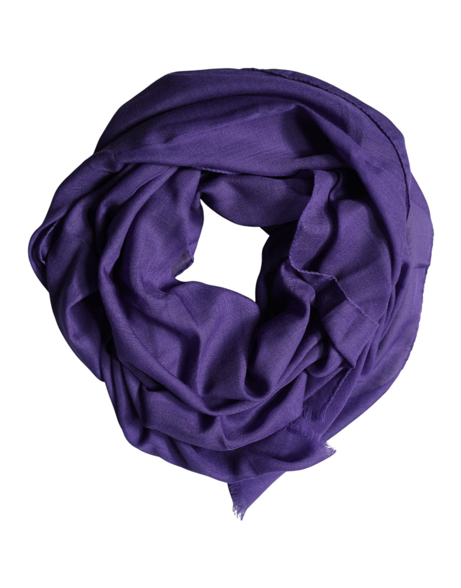 Dolce & Gabbana 50% Cotton scarf in purple