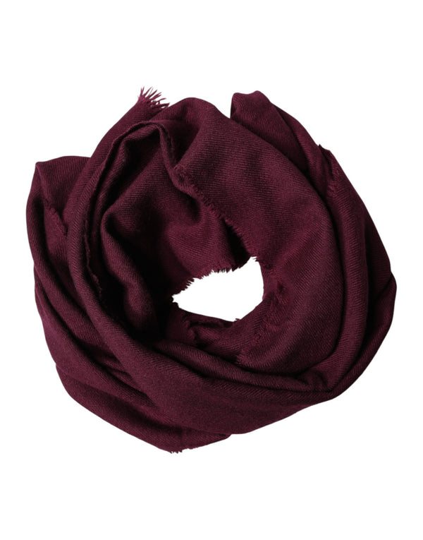 Dolce & Gabbana 100% Cashmere scarf in maroon