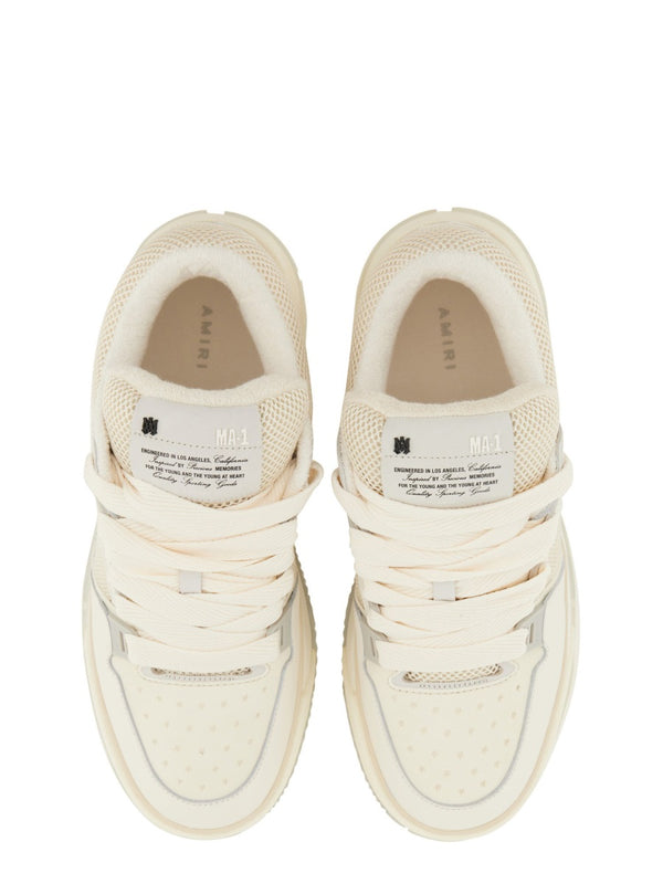Sneaker Ma-1 White Cow Leather Trainers