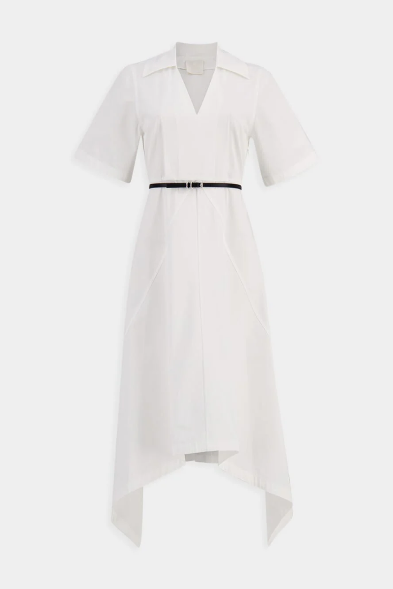 Givenchy Long Voyou Dress_white White Clothing