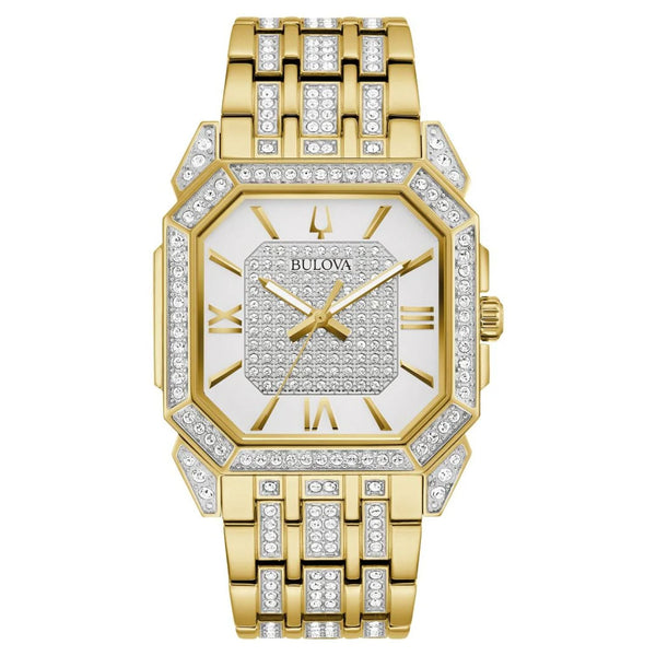 Bulova Stainless steel case watch in gold
