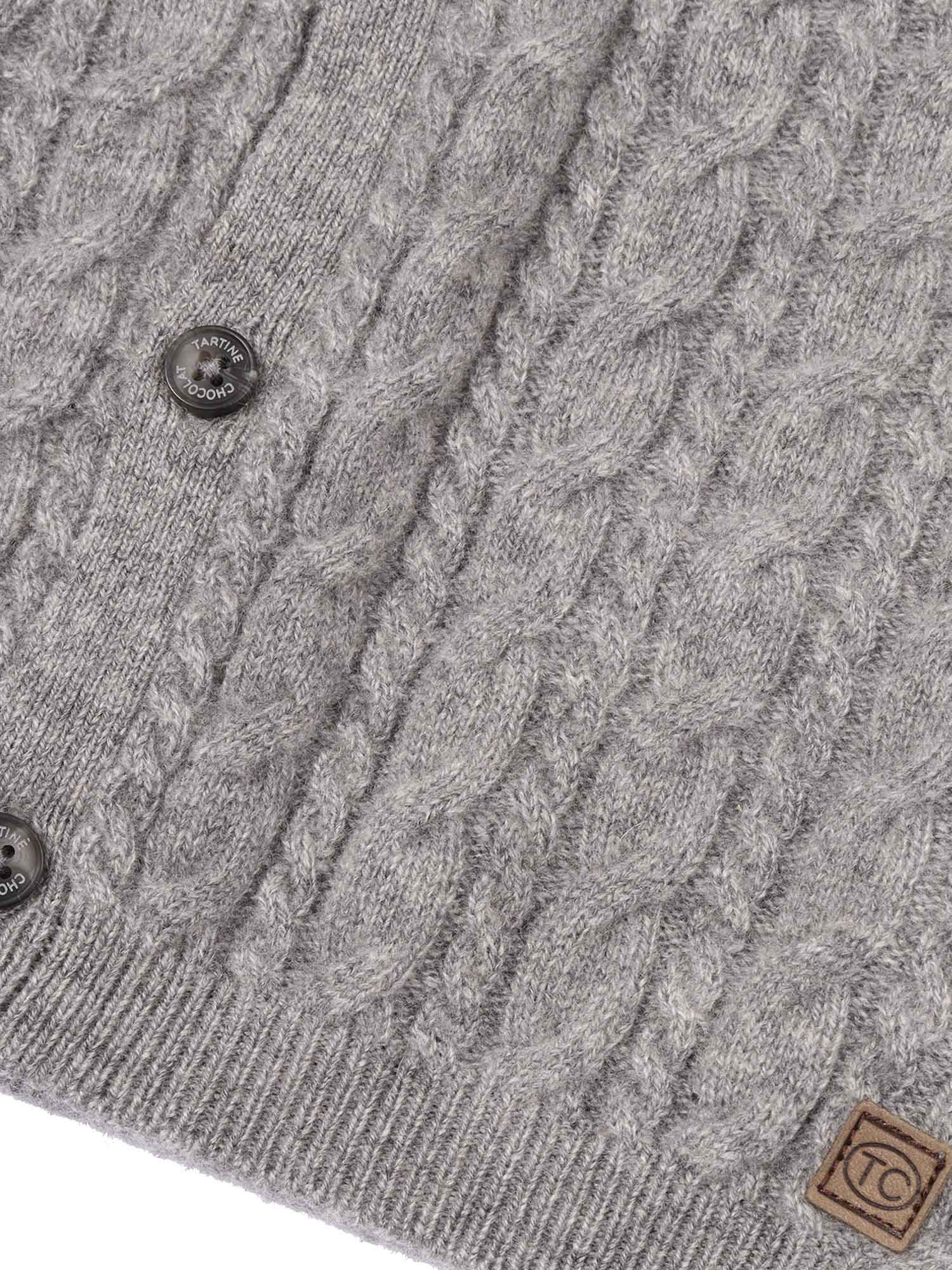 Waistcoat Grey Cashmere Vest