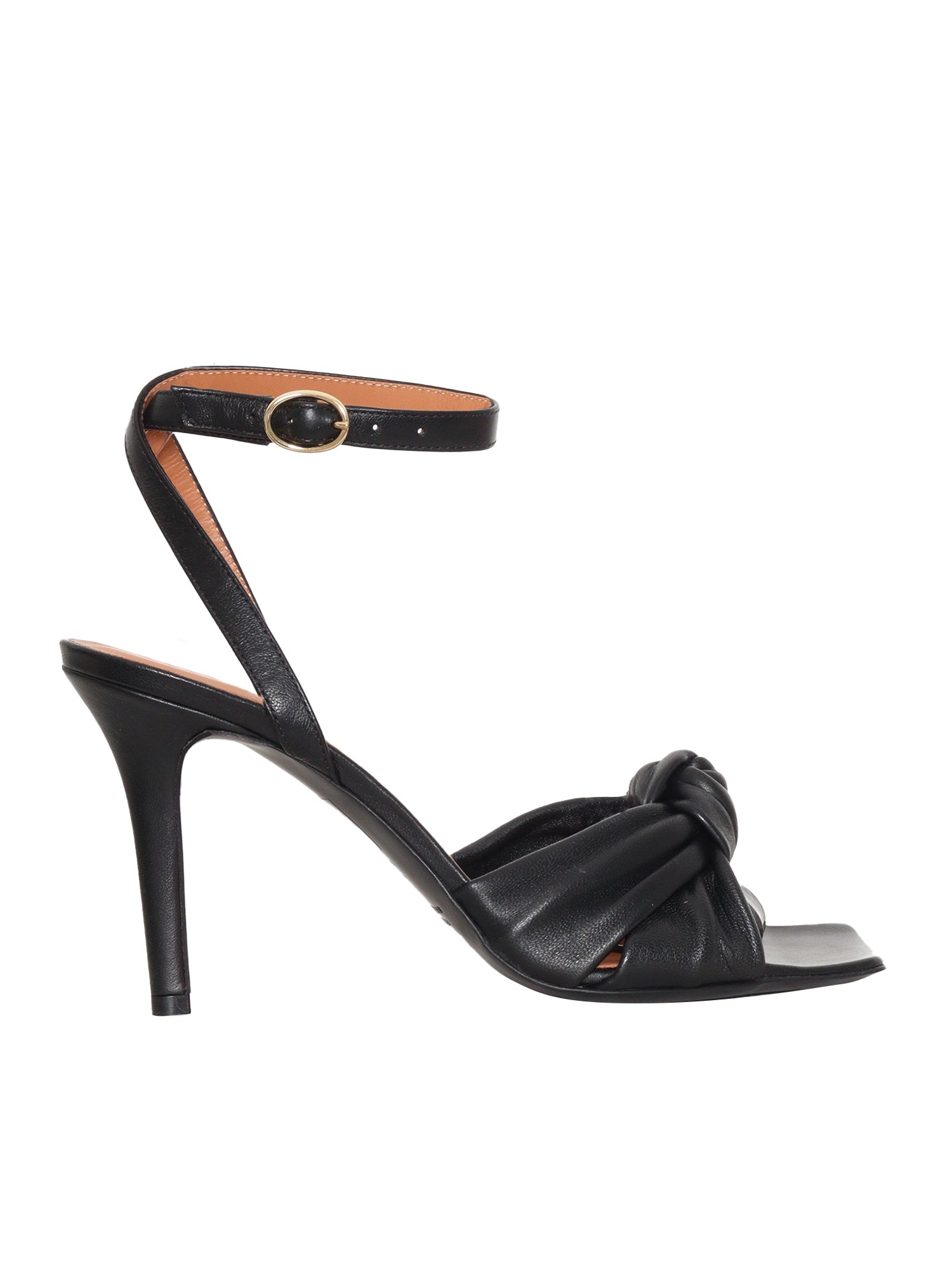 Black leather sandals Sole