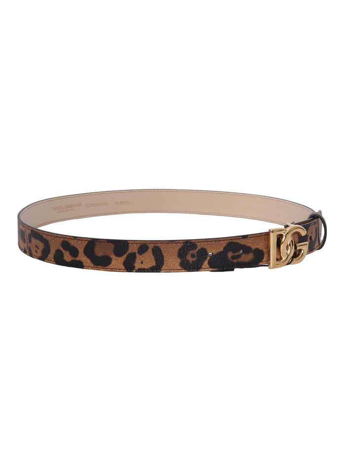 LOGO BELT Brown