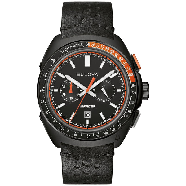 Bulova Stainless steel case watch in black